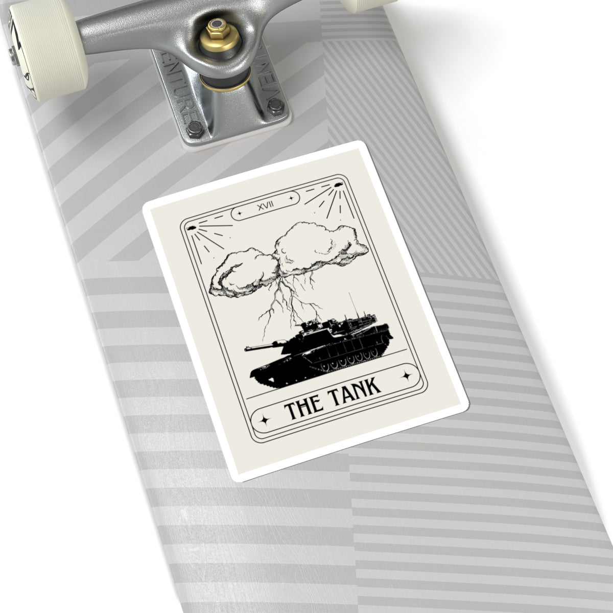 THE TANK TAROT CARD Sticker