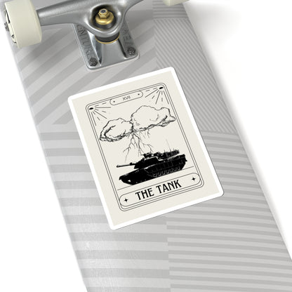 THE TANK TAROT CARD Sticker