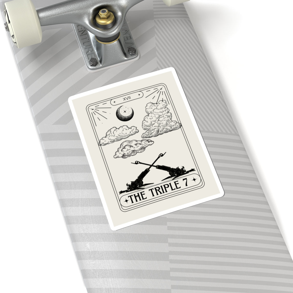 THE TRIPLE 7 TAROT CARD Sticker
