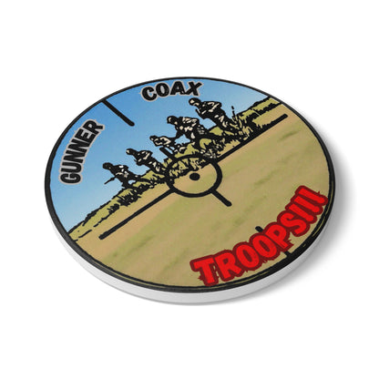 Gunner Coax Troops Coaster