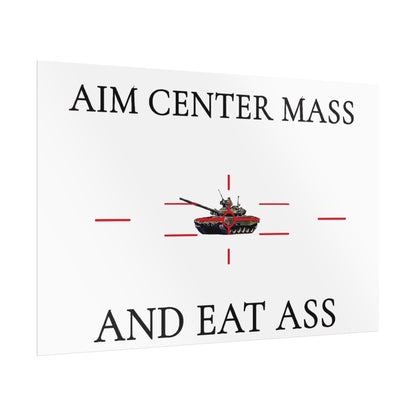 Aim Center Mass Poster
