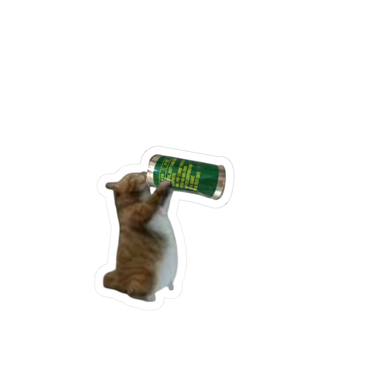 Thirsty Turbo-Kitty Sticker
