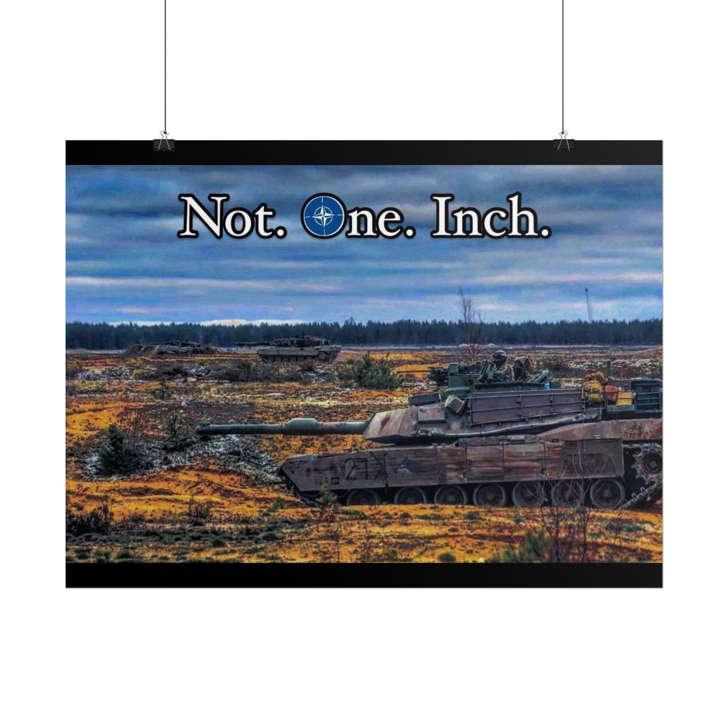 NATO- Not One Inch Poster