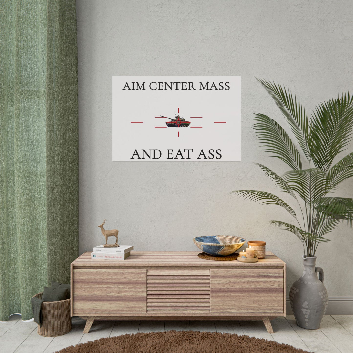 Aim Center Mass Poster