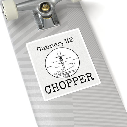 Bradley- “Gunner, HE Chopper” Sticker